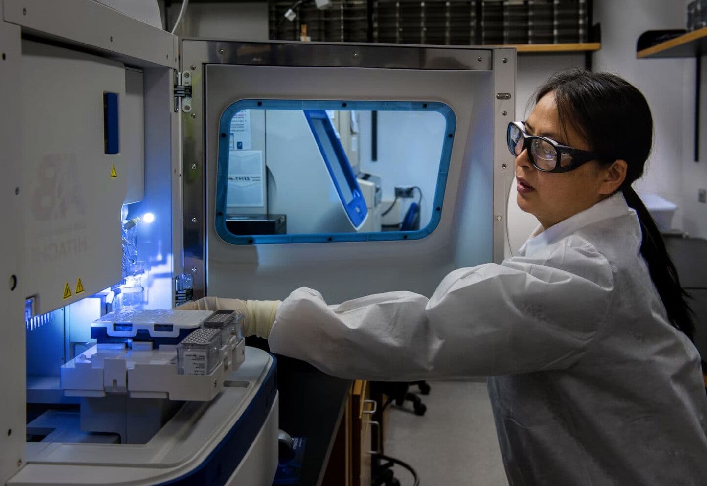 Scientist working in a lab